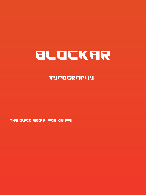 Blockar Poster
