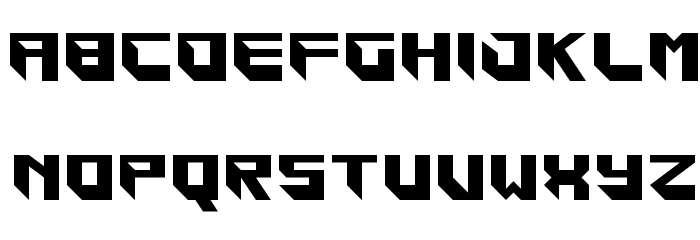 Blockar Font LOWERCASE