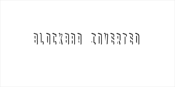 Blockbaq Inverted Logo