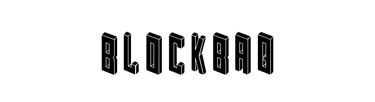 Blockbaq  免费字体下载
