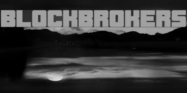 Blockbrokers Font examples