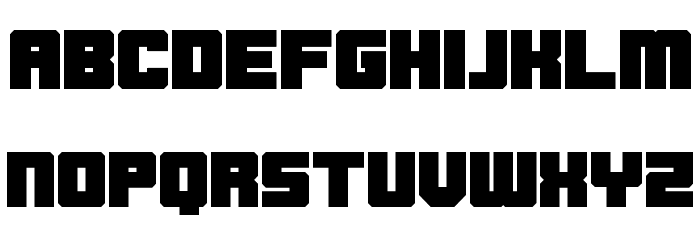 Blockbrokers Font LOWERCASE