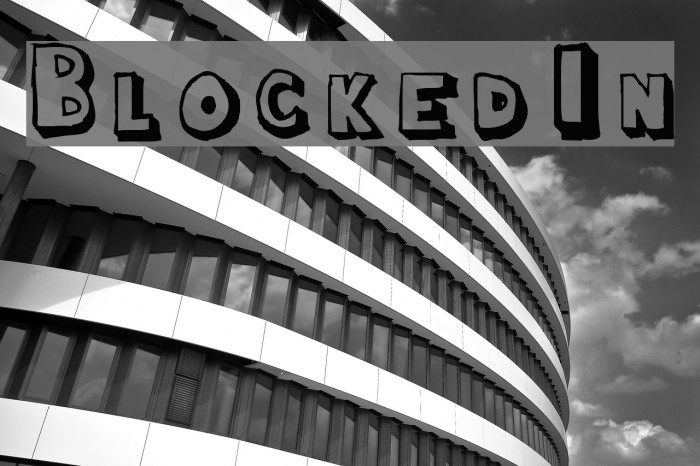 Blocked In Font examples