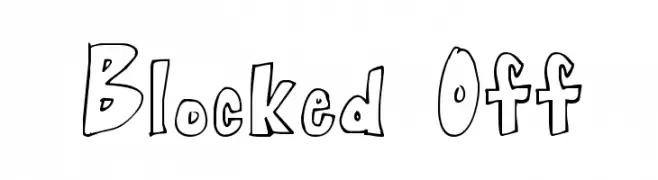 Blocked Off  font caratteri gratis