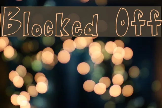 Blocked Off Example 3