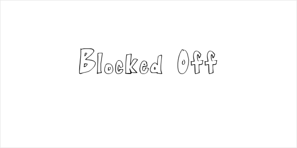 Blocked Off Logo