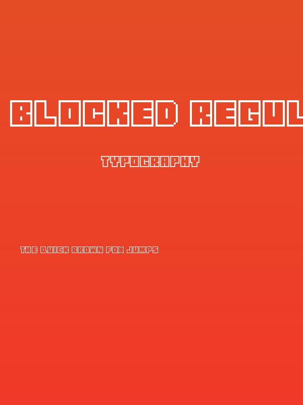Blocked Regular Poster