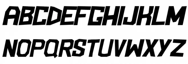 BlockemSockem-Italic Шрифта ВЕРХНИЙ