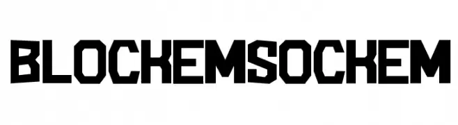BlockemSockem  Descarca Fonturi Gratis