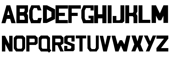BlockemSockem Font LOWERCASE