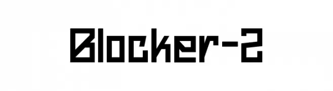 Blocker-2  नि: शुल्क फ़ॉन्ट्स डाउनलोड