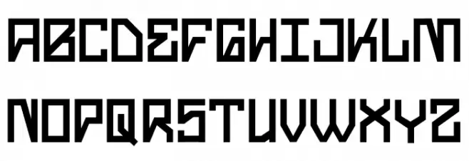 Blocker-2 Schriftart Groß