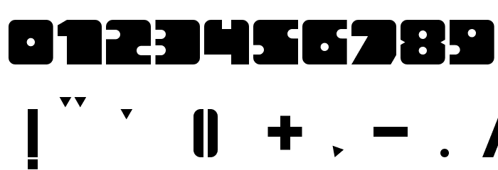 Blocker Modular Font OTHER CHARS
