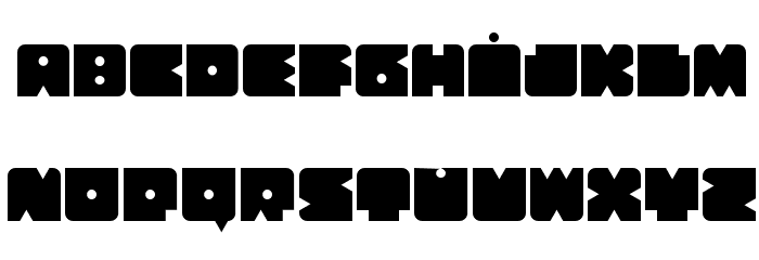 Blocker Modular Font LOWERCASE
