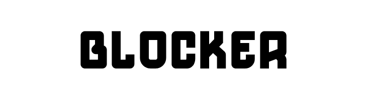 Blocker  免费字体下载