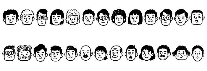Blockheads United Font UPPERCASE