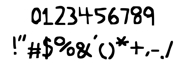 Blockheads Font OTHER CHARS