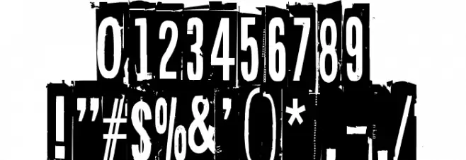 Blockheads Font Alte caractere