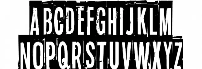 Blockheads Шрифта ВЕРХНИЙ