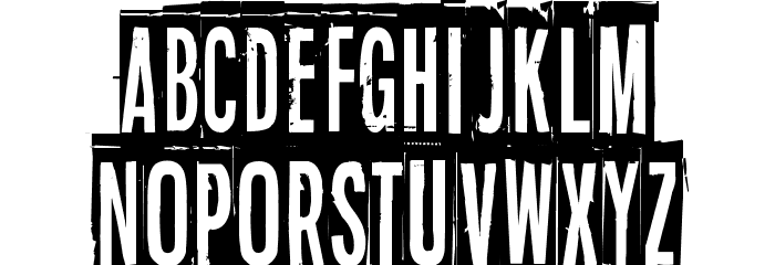 Blockheads Font Litere mici