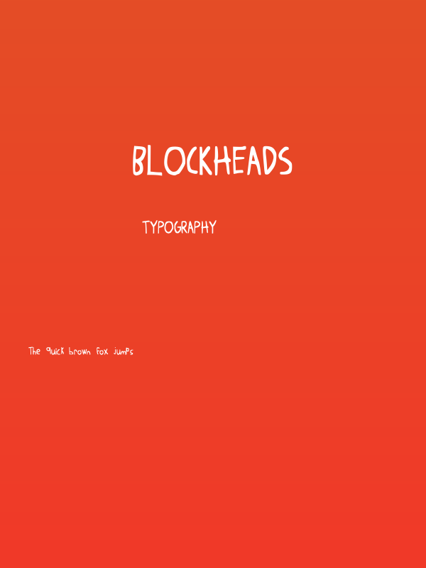 Blockheads Poster