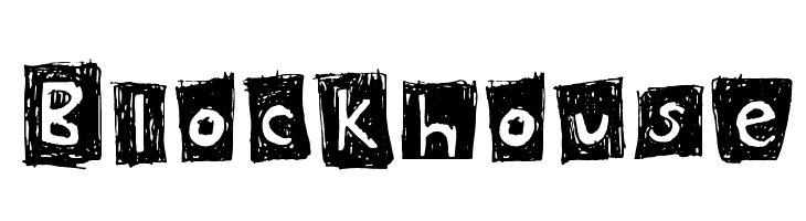 Blockhouse  フリーフォントのダウンロード