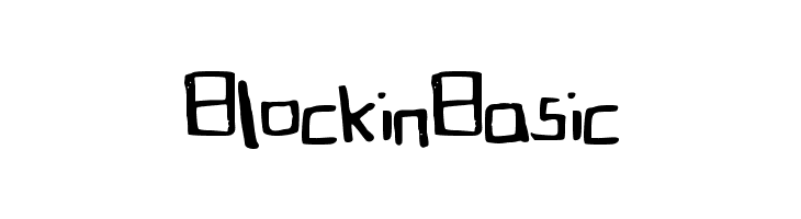 BlockinBasic  नि: शुल्क फ़ॉन्ट्स डाउनलोड