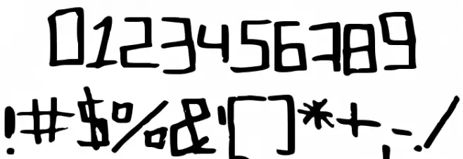 BlockinBasic Font OTHER CHARS