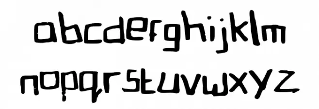 BlockinBasic Schriftart Kleinbuchstaben