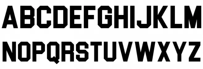 Blockletter Polices MAJUSCULES