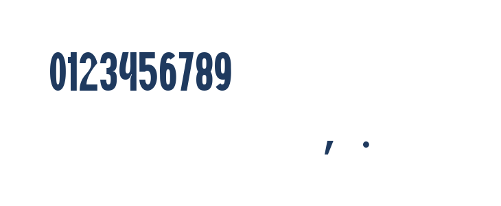 Blockline Regular Other Characters