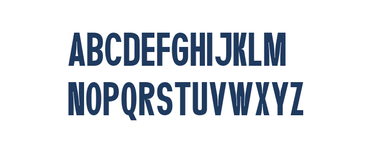 Blockline Regular Uppercase