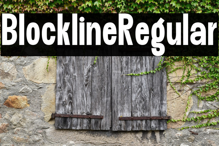 Blockline Regular Example 1