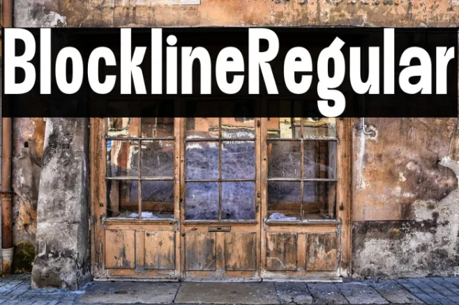 Blockline Regular Example 2