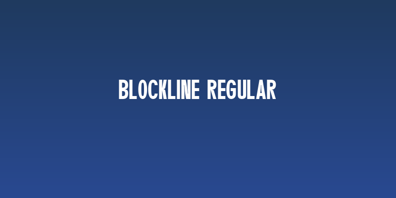 Blockline Regular Social Header