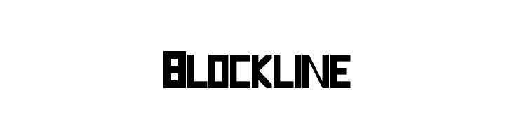 Blockline  Free Fonts Download