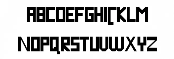 Blockline Caratteri MINUSCOLO