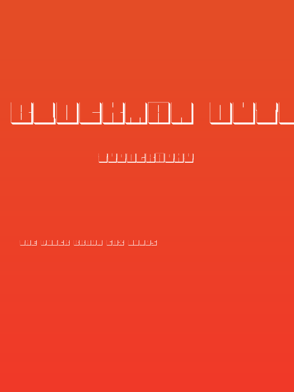 Blockman-outlined Poster