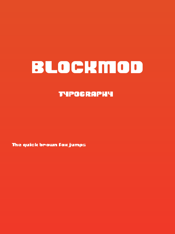 Blockmod Poster