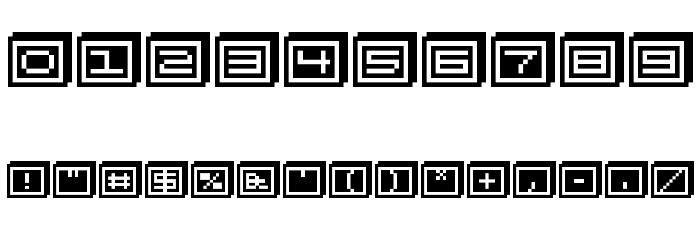 BlockoBit Font OTHER CHARS