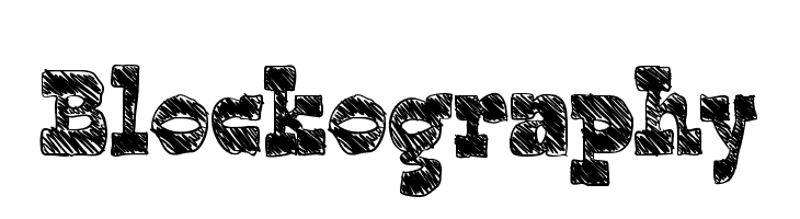 Blockography  नि: शुल्क फ़ॉन्ट्स डाउनलोड