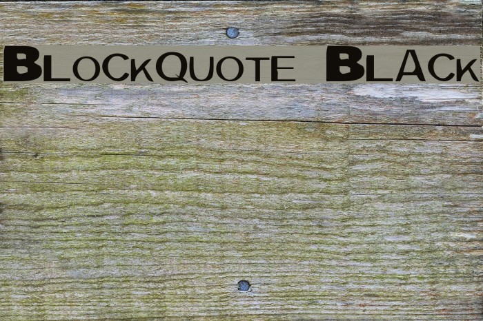 Blockquote Black Example 1