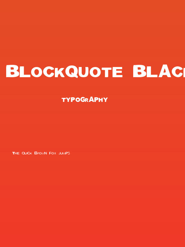 Blockquote Black Poster