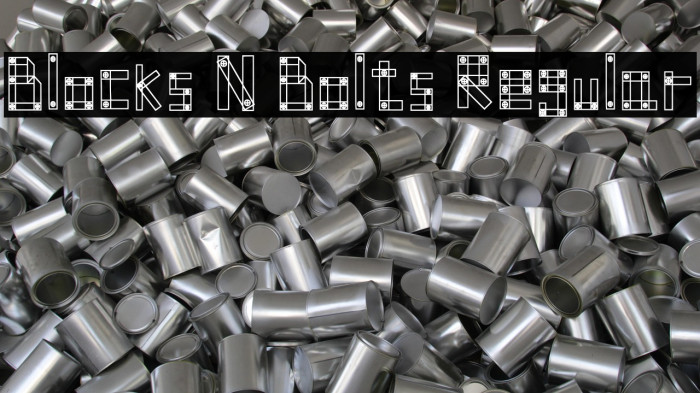 Blocks N Bolts Regular Example 1