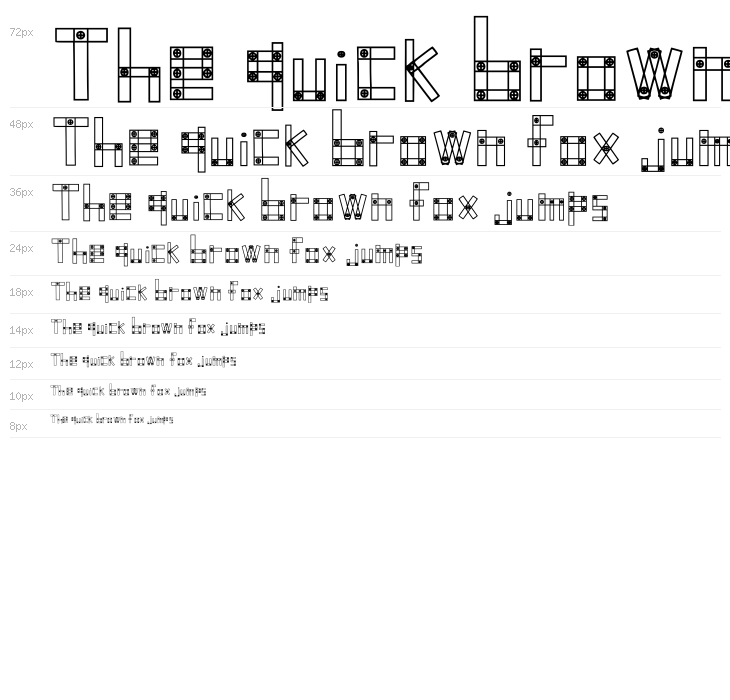 Blocks N Bolts Regular Waterfall