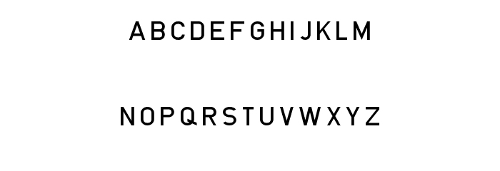 Blockschrift-f-r-Flugzeuge Font LOWERCASE