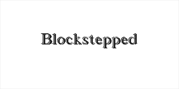 Blockstepped Logo