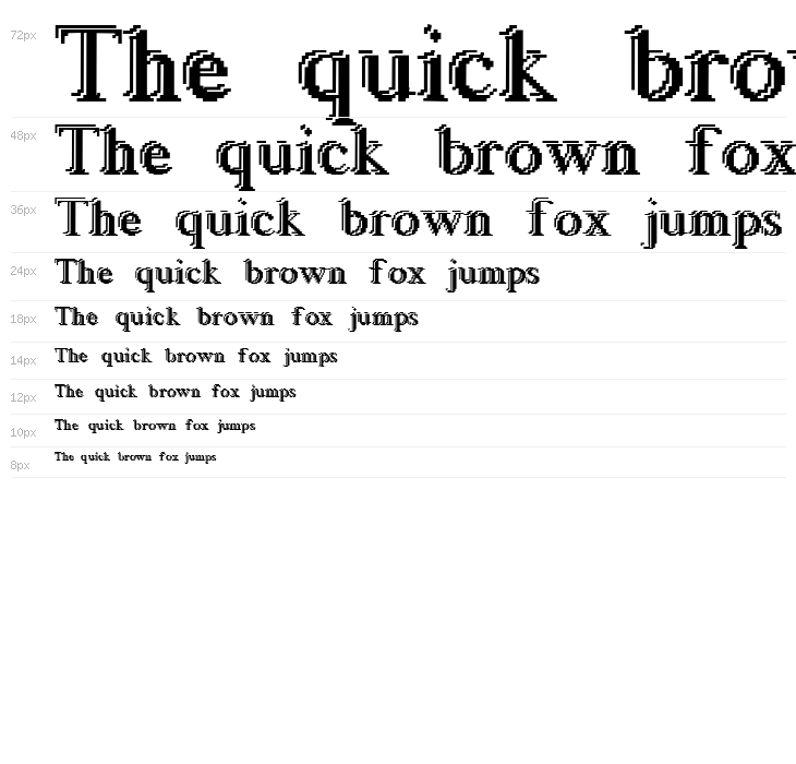 Blockstepped Waterfall