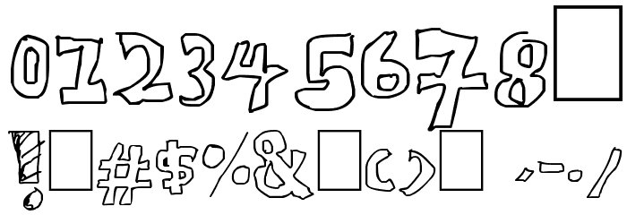 Blockster Font OTHER CHARS