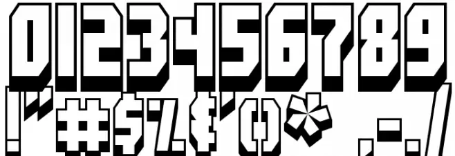 Blockt Font OTHER CHARS